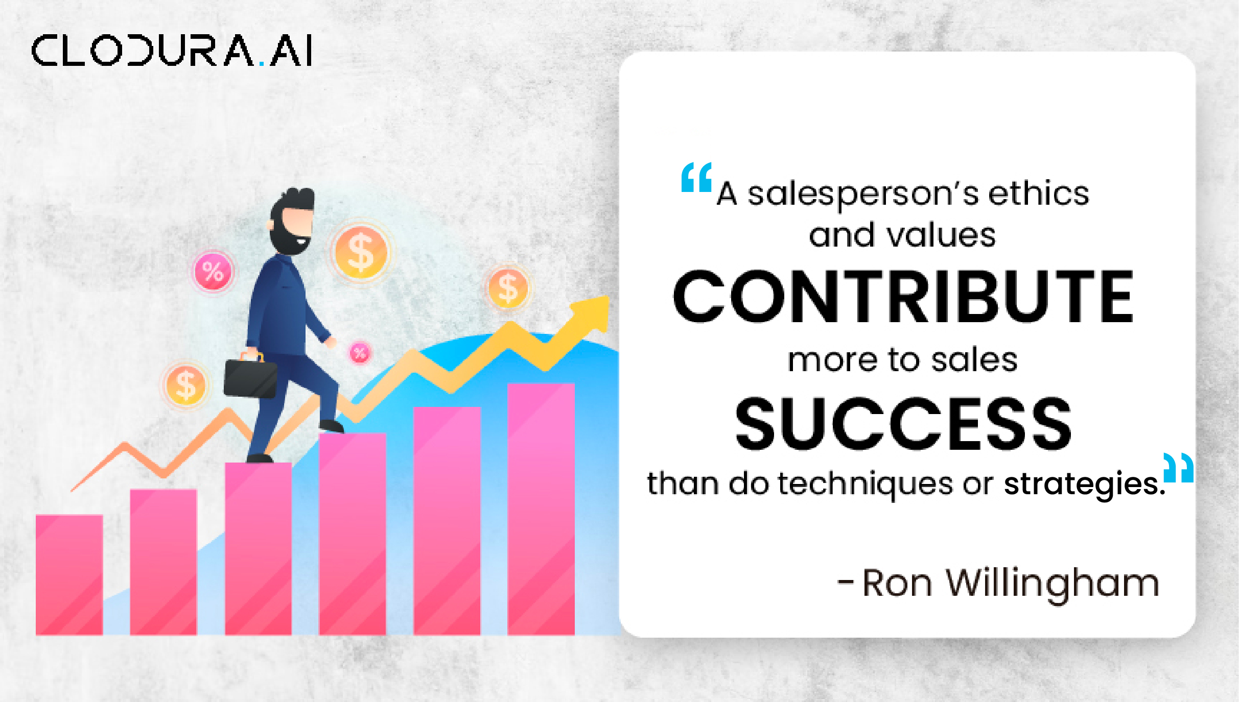 A salesperson’s ethics and values contribute more to sales success than do techniques or strategies